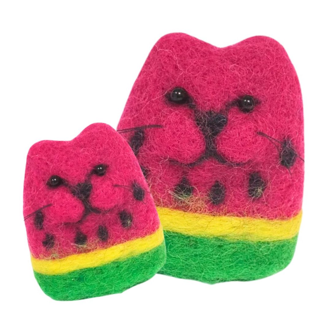 Мастер-класс - игрушка «Арбузик», сухое валяние шерсти