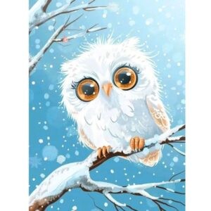 Мастер-класс - интерьерная картина «Совушка», живопись акрилом на холсте